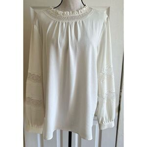 Como Black Blouse Size XL